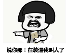 说你那，在装逼我叫人了表情包